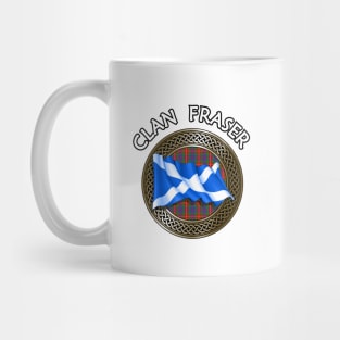 Clan Fraser Crest & Tartan Knot Mug